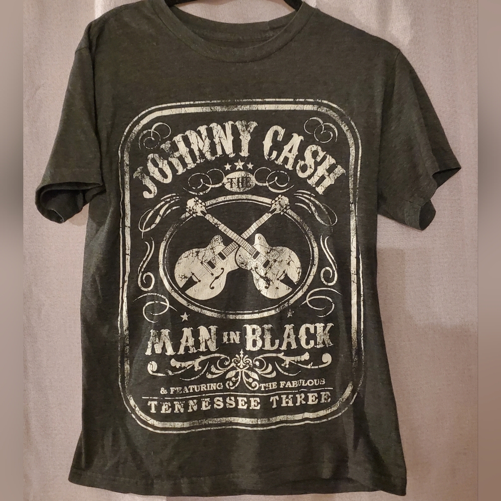 Johnny Cash Graphic T-Shirt - Black